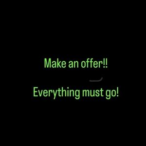 Accepting all reasonable offers!